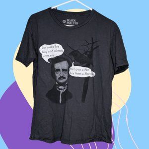 Plus Poe-Boy (Edgar Alan Poe and Queen) Graphic Tee